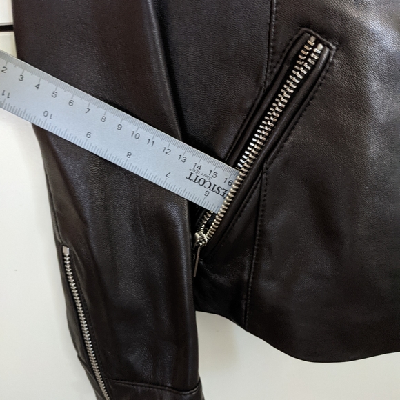 Genuine 100% Leather Super-Cool Moto Jacket - Picture 9 of 11